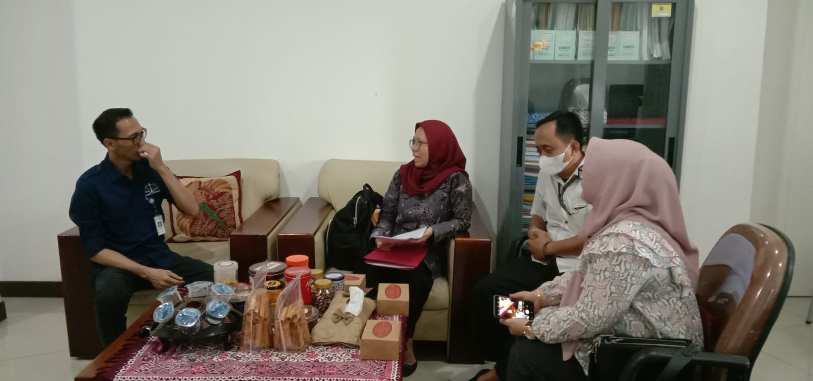 Menerima kunjungan terkait Penilaian RANHAM